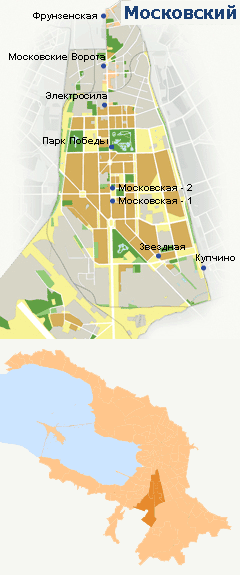 Карта московского района санкт петербурга с улицами